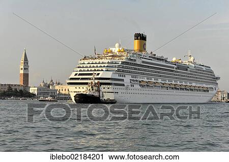 Cruise ship, Costa Favolosa, built in 2011, 290m, 3, 000 passengers, departing Venice, Veneto, Italy, Europe View Large Photo Image Stock Image - Cruise ship, Costa Favolosa, built in 2011, 290m, 3, 000 passengers, departing Venice, Veneto, Italy, Europe. Fotosearch