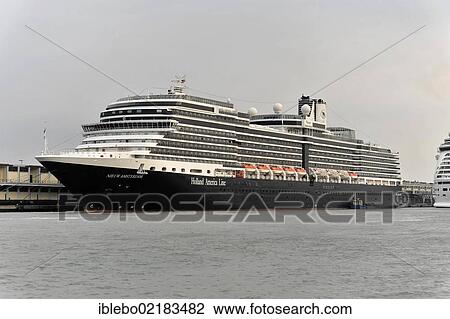 Cruise ship, Nieuw Amsterdam, built in 2010, 285m, 2106 passengers, Venice, Veneto, Italy, Europe View Large Photo Image Stock Image - Cruise ship, Nieuw Amsterdam, built in 2010, 285m, 2106 passengers, Venice, Veneto, Italy, Europe. Fotosearch