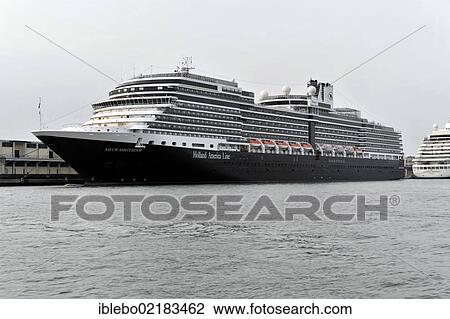Cruise ship, Nieuw Amsterdam, in the port, built in 2010, 2106 passengers, 285m long, Venice, Veneto, Italy, Europe View Large Photo Image Stock Image - Cruise ship, Nieuw Amsterdam, in the port, built in 2010, 2106 passengers, 285m long, Venice, Veneto, Italy, Europe. Fotosearch