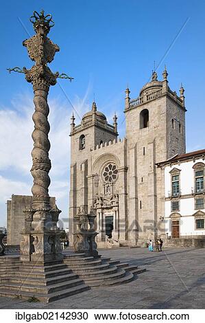 Da Sé Cathedral and Manuelin Pelourinho, pillory, Barredo district, Porto, Unesco World Heritage Site, Portugal, Europe View Large Photo Image Stock Image - Da Sé Cathedral and Manuelin Pelourinho, pillory, Barredo district, Porto, Unesco World Heritage Site, Portugal, Europe. Fotosearch