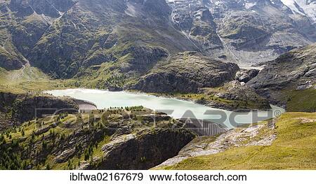 Dam, reservoir, Grossglockner High Alpine Road, Hohe Tauern National Park, Austria, Europe View Large Photo Image Stock Photo - Dam, reservoir, Grossglockner High Alpine Road, Hohe Tauern National Park, Austria, Europe. Fotosearch