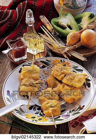 Deep-fried cheese sticks, fillet of pork and bell peppers wrapped in cheese, fried in batter, hot starter, Hungary, Europe View Large Photo Image Stock Image - Deep-fried cheese sticks, fillet of pork and bell peppers wrapped in cheese, fried in batter, hot starter, Hungary, Europe. Fotosearch