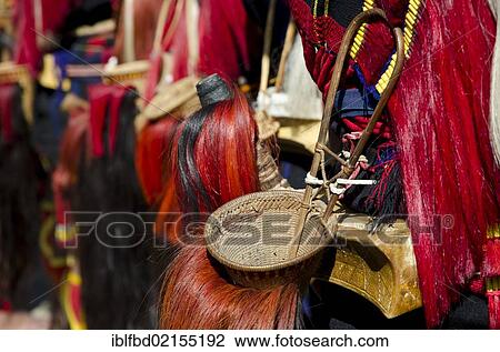 Details of the dresses of the Yimchunger tribe at the Hornbill Festival, Kohima, Nagaland, India, Asia View Large Photo Image Stock Image - Details of the dresses of the Yimchunger tribe at the Hornbill Festival, Kohima, Nagaland, India, Asia. Fotosearch