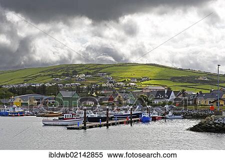 Stock Photography - Dingle Harbour, Dingle Peninsula, County Kerry, Ireland, Europe. Fotosearch