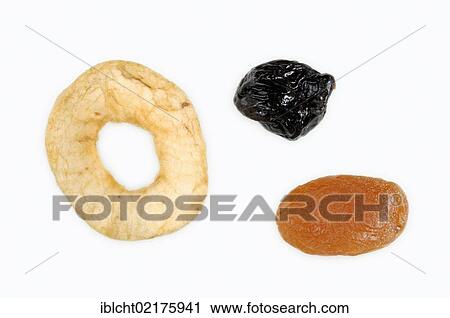 Dried apricot, prune and apple ring, dried fruit View Large Photo Image Stock Image - Dried apricot, prune and apple ring, dried fruit. Fotosearch