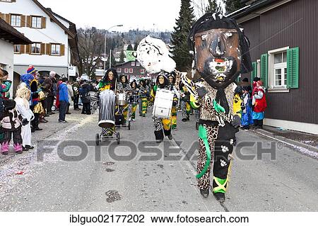 Drum major of a Guggenmusik group, carnival marching band, in costume for "Jamaican safari", 35th Motteri Parade, Malters, Lucerne, Switzerland, Europe View Large Photo Image Stock Image - Drum major of a Guggenmusik group, carnival marching band, in costume for "Jamaican safari", 35th Motteri Parade, Malters, Lucerne, Switzerland, Europe. Fotosearch