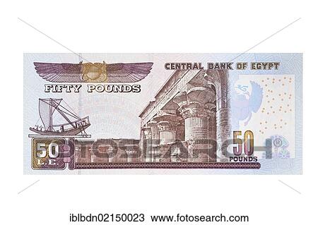 Egyptian fifty pound banknote View Large Photo Image Stock Image - Egyptian fifty pound banknote. Fotosearch