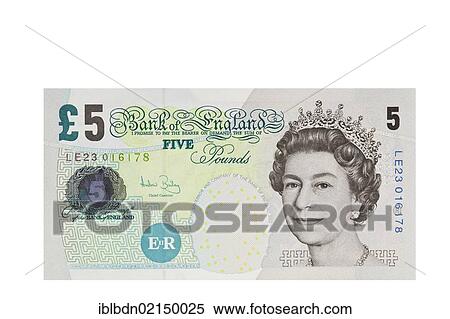 English five pound note View Large Photo Image Stock Photography - English five pound note. Fotosearch