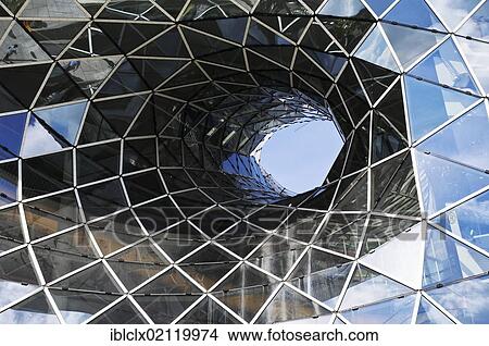 Picture - Facade of the My Zeil shopping mall, Frankfurt am Main, Hesse, Germany, Europe, PublicGround, Europe. Fotosearch