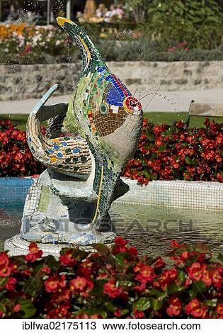 Fish fountain in Bad Aussee, Ausseerland region, Styria, Austria, Europe View Large Photo Image Stock Image - Fish fountain in Bad Aussee, Ausseerland region, Styria, Austria, Europe. Fotosearch