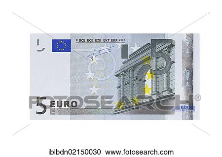 Five Euro banknote View Large Photo Image Stock Image - Five Euro banknote. Fotosearch