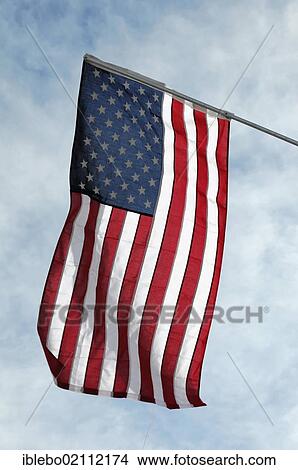 Picture - Flag of the United States of America, USA, North America. Fotosearch