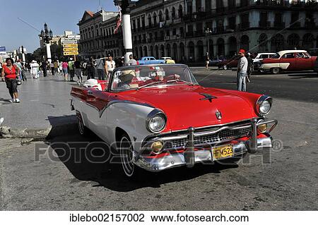 Ford Cabriolet, convertible vintage car, 1950's, in the town centre of Havana, Centro Habana, Cuba, Greater Antilles, Caribbean, Central America, America, North America View Large Photo Image Stock Image - Ford Cabriolet, convertible vintage car, 1950's, in the town centre of Havana, Centro Habana, Cuba, Greater Antilles, Caribbean, Central America, America, North America. Fotosearch