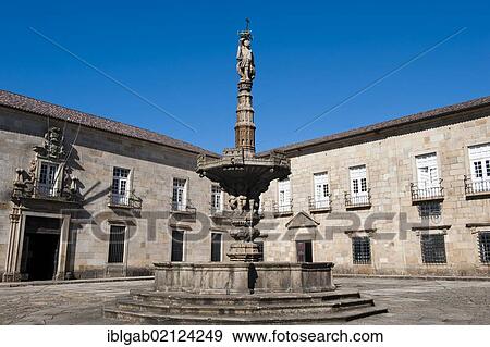 Former Episcopal Palace, Braga, Minho, Portugal, Europe View Large Photo Image Stock Photo - Former Episcopal Palace, Braga, Minho, Portugal, Europe. Fotosearch