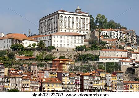 Former Episcopal Palace, Ribeira district, Porto, Unesco World Heritage Site, Portugal, Europe View Large Photo Image Stock Image - Former Episcopal Palace, Ribeira district, Porto, Unesco World Heritage Site, Portugal, Europe. Fotosearch