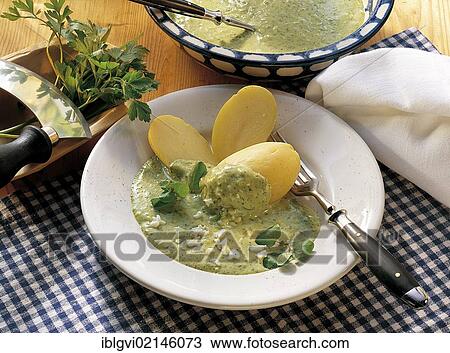 Frankfurt green sauce, Germany, Europe View Large Photo Image Stock Image - Frankfurt green sauce, Germany, Europe. Fotosearch