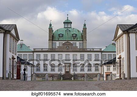 Picture - Fredensborg Slot or Fredensborg Palace, Fredensborg, Zealand, Denmark, Europe. Fotosearch