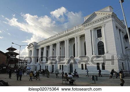 Picture - Gaddi Baithak, the Royal Palace, Durbar Square, Kathmandu, Nepal, Asia. Fotosearch