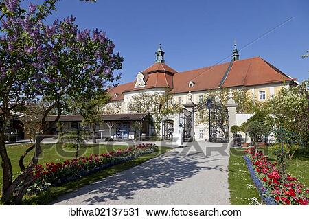 Garden of Seitenstetten Abbey, Mostviertel region, Lower Austria, Europe View Large Photo Image Stock Image - Garden of Seitenstetten Abbey, Mostviertel region, Lower Austria, Europe. Fotosearch
