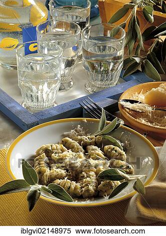 Gnocchi with cheese sauce, Australia, Oceania View Large Photo Image Stock Photography - Gnocchi with cheese sauce, Australia, Oceania. Fotosearch