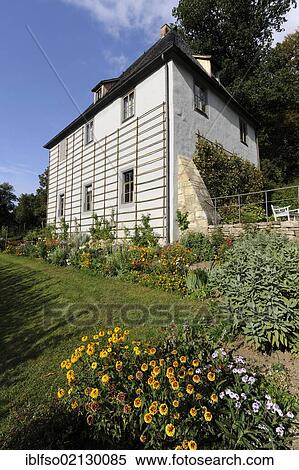 Stock Photography - Goethe's garden house in the Park on the Ilm in Weimar, UNESCO World Heritage Site, Thuringia, Germany, Europe. Fotosearch