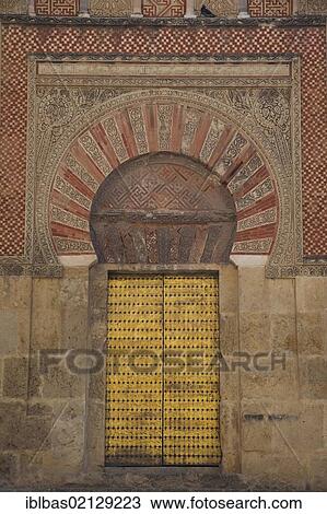 Golden door at La Mezquita Mosque, Cordoba Catedral, Cordoba Cathedral, UNESCO World Heritage Site, Cordoba, Andalusia, Spain, Europe View Large Photo Image Stock Image - Golden door at La Mezquita Mosque, Cordoba Catedral, Cordoba Cathedral, UNESCO World Heritage Site, Cordoba, Andalusia, Spain, Europe. Fotosearch