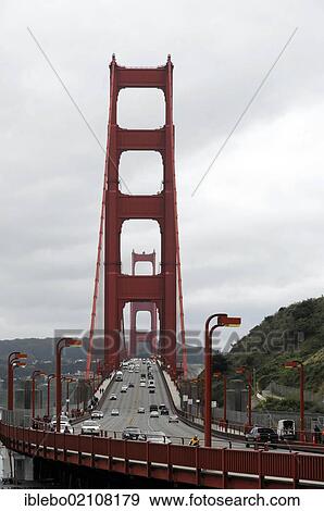 Stock Photo - Golden Gate Bridge, San Francisco, California, USA, North America. Fotosearch