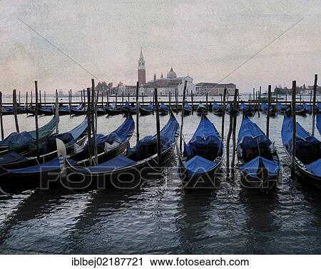 Gondolas, vintage look, San Giorgio Maggiore, Venice, Italy, Europe View Large Photo Image Stock Image - Gondolas, vintage look, San Giorgio Maggiore, Venice, Italy, Europe. Fotosearch