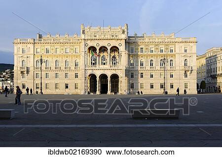 Government building, Palazzo del Governo, Piazza dell'Unita Italia, Trieste, Italy, Europe View Large Photo Image Stock Image - Government building, Palazzo del Governo, Piazza dell'Unita Italia, Trieste, Italy, Europe. Fotosearch