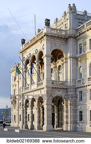 Government building, Palazzo del Governo, Piazza dell'Unita Italia, Trieste, Italy, Europe View Large Photo Image Stock Photo - Government building, Palazzo del Governo, Piazza dell'Unita Italia, Trieste, Italy, Europe. Fotosearch