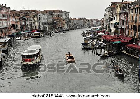 Grand Canal seen from Ponte dell'Academia bridge, Venice, Veneto, Italy, Europe View Large Photo Image Stock Photo - Grand Canal seen from Ponte dell'Academia bridge, Venice, Veneto, Italy, Europe. Fotosearch