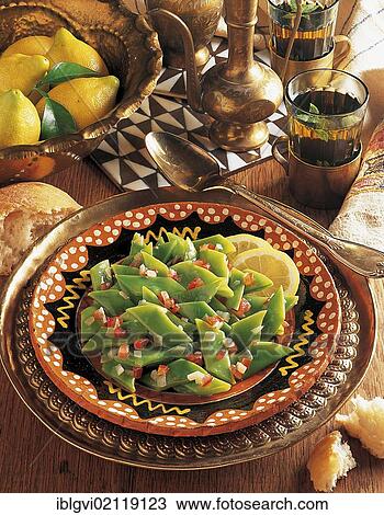 Green beans in olive oil with tomato cubes, cold starter, Turkey, Asia View Large Photo Image Stock Image - Green beans in olive oil with tomato cubes, cold starter, Turkey, Asia. Fotosearch