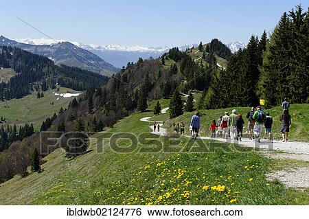 Hikers, Mt Zwoelferhorn near St. Gilgen on Wolfgangsee Lake, Salzburg State, Austria, Europe View Large Photo Image Stock Photograph - Hikers, Mt Zwoelferhorn near St. Gilgen on Wolfgangsee Lake, Salzburg State, Austria, Europe. Fotosearch