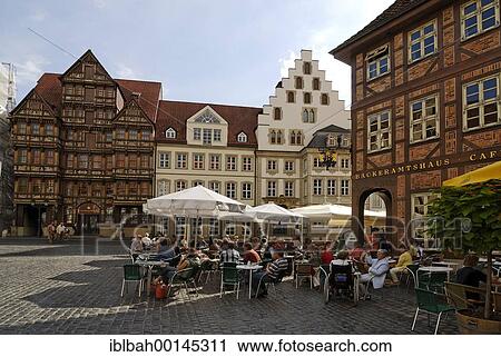 Hildesheim Lower Saxony Germany framework houses at the market place View Large Photo Image Stock Image - Hildesheim Lower Saxony Germany framework houses at the market place. Fotosearch
