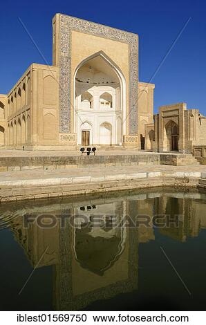Stock Image - Historic Chor Bakr memorial complex, Sumitan near Bukhara, Buchara, Silk Road, Uzbekistan, Central Asia, Asia. Fotosearch