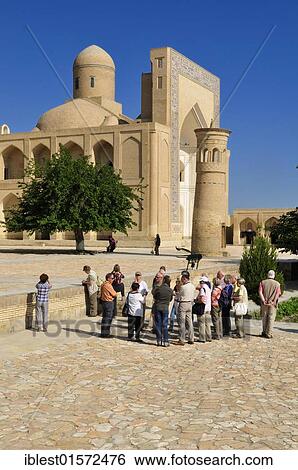 Stock Photograph - Historic Chor Bakr memorial complex, Sumitan near Bukhara, Buchara, Silk Road, Uzbekistan, Central Asia, Asia. Fotosearch