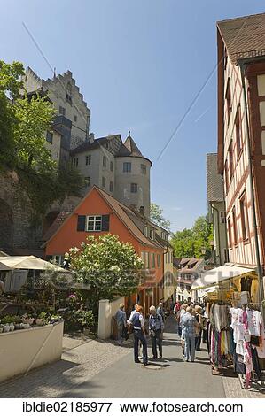Historic district and the castle, Oberstadt district, Meersburg, Baden-Wuerttemberg, southern Germany, Germany, Europe View Large Photo Image Stock Photo - Historic district and the castle, Oberstadt district, Meersburg, Baden-Wuerttemberg, southern Germany, Germany, Europe. Fotosearch