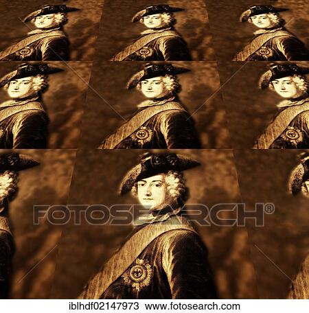 Historic print, engraving, digitally processed, portrait of Frederick II or Frederick the Great or Old Fritz, King of Prussia and Elector of Brandenburg, 1712 - 1786 View Large Photo Image Stock Image - Historic print, engraving, digitally processed, portrait of Frederick II or Frederick the Great or Old Fritz, King of Prussia and Elector of Brandenburg, 1712 - 1786. Fotosearch