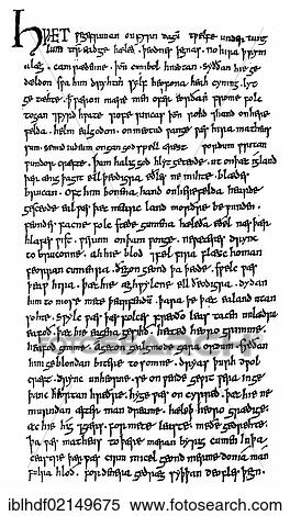 Historical Anglo-Saxon manuscript from the 11th Century View Large Photo Image Stock Photography - Historical Anglo-Saxon manuscript from the 11th Century. Fotosearch