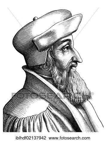 Historical drawing from the 19th Century, portrait of John Oecolampadius or Oekolampad, 1482 - 1531, a Swiss theologian and humanist and reformer of Basel View Large Photo Image Stock Image - Historical drawing from the 19th Century, portrait of John Oecolampadius or Oekolampad, 1482 - 1531, a Swiss theologian and humanist and reformer of Basel. Fotosearch