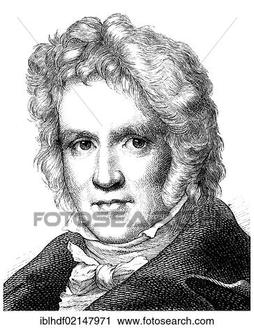 Historical drawing from the 19th Century, portrait of Friedrich Wilhelm Bessel, 1784 - 1846, a German mathematician and astronomer View Large Photo Image Stock Image - Historical drawing from the 19th Century, portrait of Friedrich Wilhelm Bessel, 1784 - 1846, a German mathematician and astronomer. Fotosearch