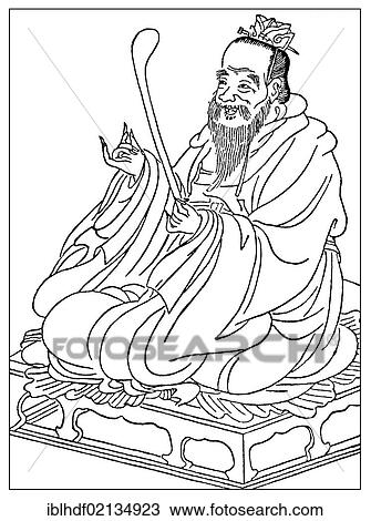 Historical engraving, drawing of Confucius, 19th Century View Large Photo Image Stock Image - Historical engraving, drawing of Confucius, 19th Century. Fotosearch