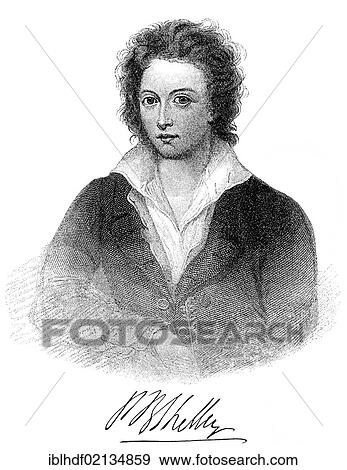 Historical engraving from 19th Century, portrait of Percy Bysshe Shelley, 1792-1822, British writer of romanticism View Large Photo Image Stock Photo - Historical engraving from 19th Century, portrait of Percy Bysshe Shelley, 1792-1822, British writer of romanticism. Fotosearch