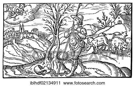 Historical engraving from the 19th Century, illustration, 1579, from the shepherd calendar by Edmund Spenser, 1552-1599, English poet View Large Photo Image Stock Image - Historical engraving from the 19th Century, illustration, 1579, from the shepherd calendar by Edmund Spenser, 1552-1599, English poet. Fotosearch