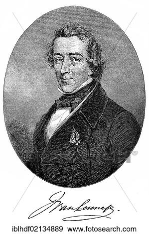 Historical engraving from the 19th Century, portrait of Jacob van Lennep, 1802-1868, Dutch writer View Large Photo Image Stock Photo - Historical engraving from the 19th Century, portrait of Jacob van Lennep, 1802-1868, Dutch writer. Fotosearch
