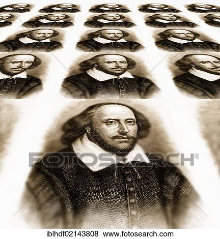 Historical engravings, digitally processed, portrait of William Shakespeare, 1564 - 1616, an English playwright, poet and actor View Large Photo Image Stock Photo - Historical engravings, digitally processed, portrait of William Shakespeare, 1564 - 1616, an English playwright, poet and actor. Fotosearch