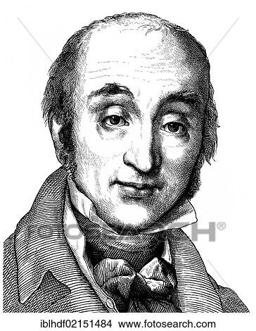 Historical illustration from the 19th Century, portrait of Johann Gottlob Nathusius, 1760 - 1835, a German businessman, entrepreneur and landowner View Large Photo Image Picture - Historical illustration from the 19th Century, portrait of Johann Gottlob Nathusius, 1760 - 1835, a German businessman, entrepreneur and landowner. Fotosearch