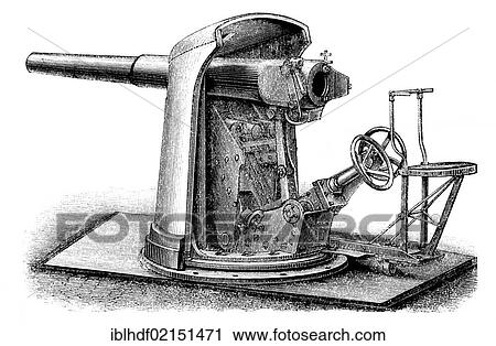 Historical illustration from the 19th Century, depiction of a German rapid-fire gun from Krupp View Large Photo Image Stock Image - Historical illustration from the 19th Century, depiction of a German rapid-fire gun from Krupp. Fotosearch