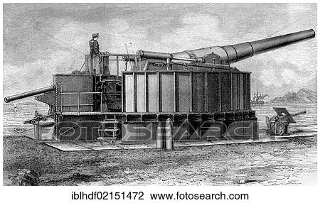 Historical illustration from the 19th Century, depiction of a German cannon from Krupp View Large Photo Image Stock Image - Historical illustration from the 19th Century, depiction of a German cannon from Krupp. Fotosearch