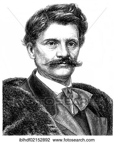 Historical illustration from the 19th Century, portrait of Karl or Carl Theodor von Piloty, 1826 - 1886, a German painter View Large Photo Image Stock Image - Historical illustration from the 19th Century, portrait of Karl or Carl Theodor von Piloty, 1826 - 1886, a German painter. Fotosearch